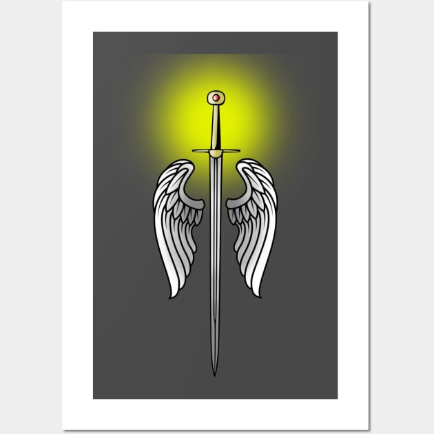 St. Michael Symbol Wall Art by TheCatholicMan